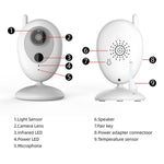 R306 2.0" Wireless Baby Monitor  - AU Plug 