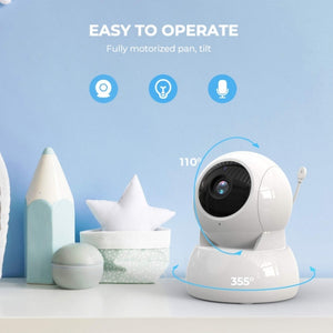Infrared Night Vision Video Baby Monitor  (UK Plug)