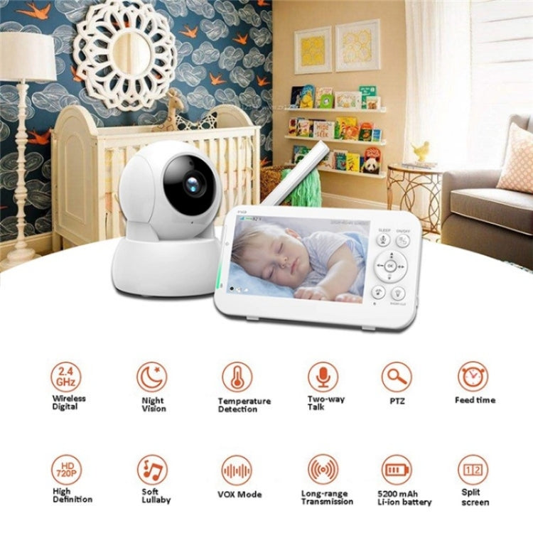 Infrared Night Vision Video Baby Monitor  (UK Plug)