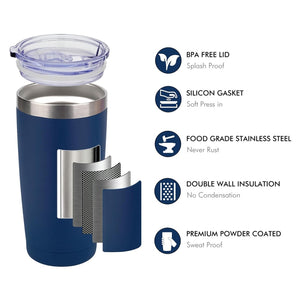 Coffee Travel Mug JUNSUNMAY 600ml Red 