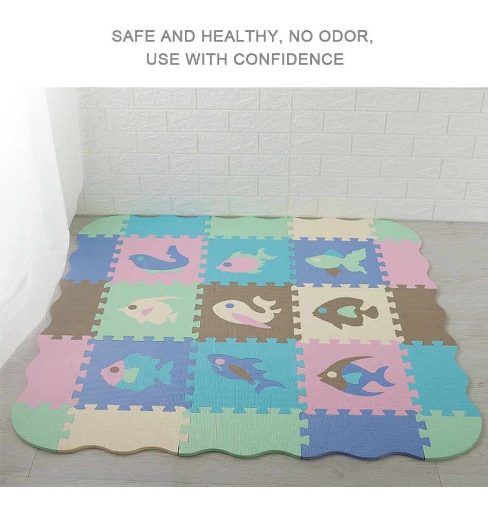 "NoEnName_Null Soft & Safe Educational Play Mat: Ultimate Comfort for Growing Kids"