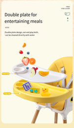 Universal 3-in-1 Adjustable High Chair for Toddlers and Kids