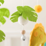 Musical Animal Crib Mobile with Soft Felt Hot Balloon Bed Bell, Newborn Hanging Toy with Crib Bracket – Perfect Baby Gift