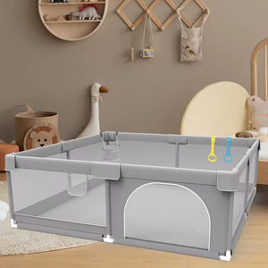 "IMBABY Cozy Corner — Safe and Stylish Playpen for Your Baby"