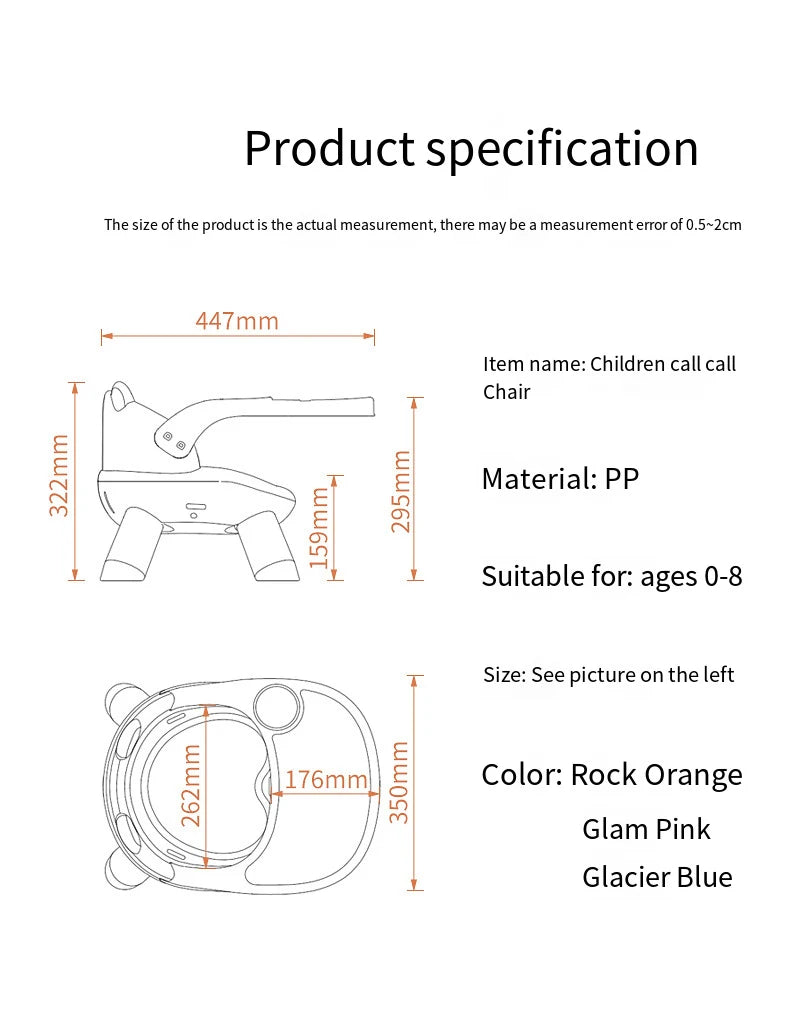 Baby Dining, Learning, and Play Chair — Comfort and Convenience for Your Little One