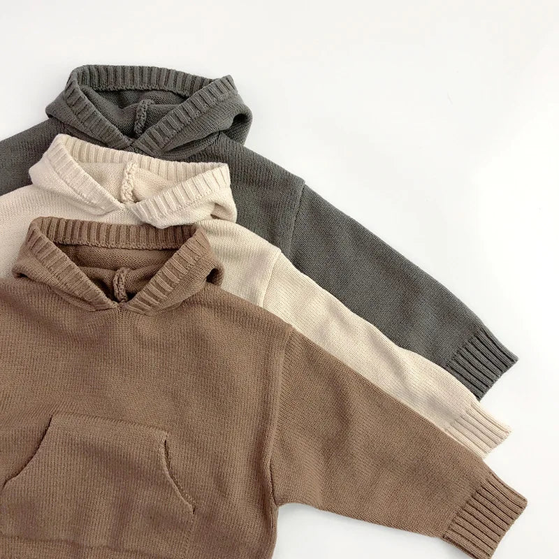 Cotton Hooded Sweater for Kids – 1-6 Years – Autumn