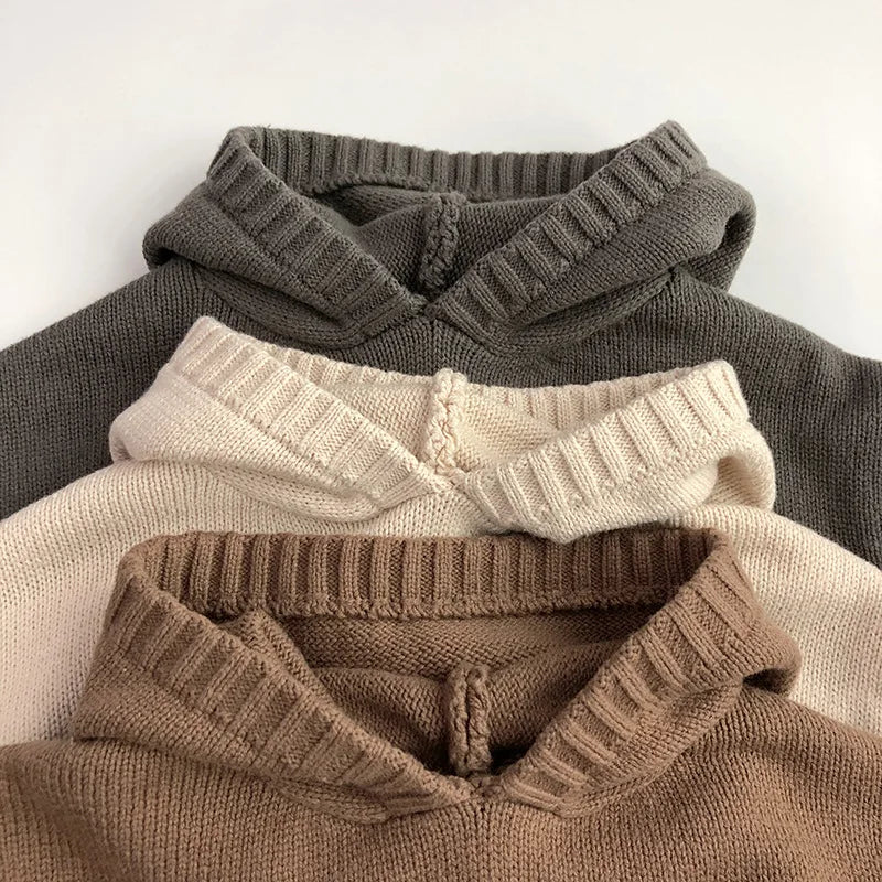 Cotton Hooded Sweater for Kids – 1-6 Years – Autumn