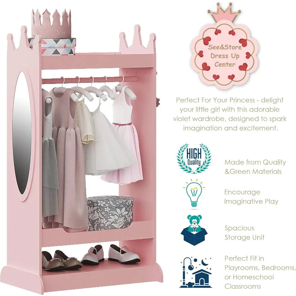 Costume Closet with Mirror — A Magical Space for Your Little Princess by NoEnName_Null