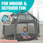 Indoor & Outdoor Playpen for Babies and Toddlers – Baby Beach Tent, Foldable & Portable with Canopy & Travel Bag