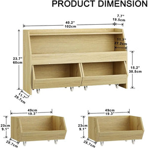 XMSJ Toy Storage Organizer with Wheels — The Perfect Storage Solution