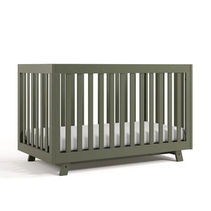 Beckett 3-in-1 Convertible Crib – GREENGUARD Gold Certified, Converts from Crib to Toddler Bed, Fits Standard Full-Size Mattress by OEING