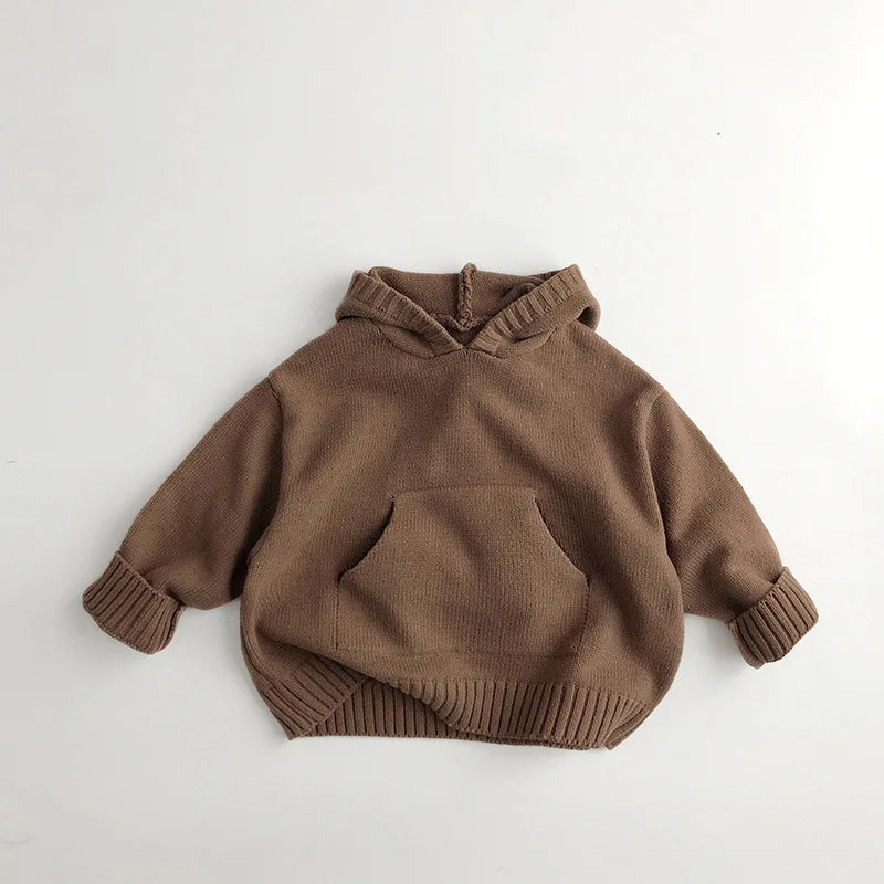 Cotton Hooded Sweater for Kids – 1-6 Years – Autumn
