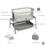 Iora Bassinet Classic Green for Newborns