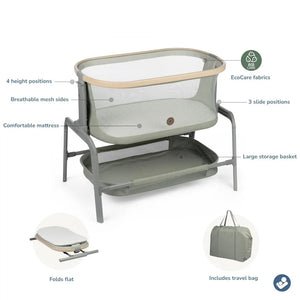 Iora Bassinet Classic Green for Newborns