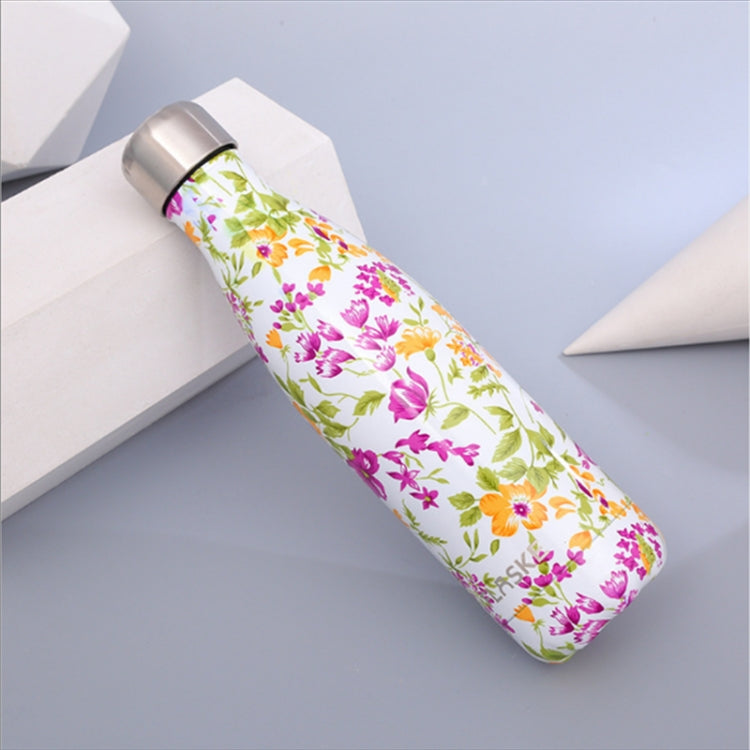 Kids Thermal Bottle 500ml White Flower