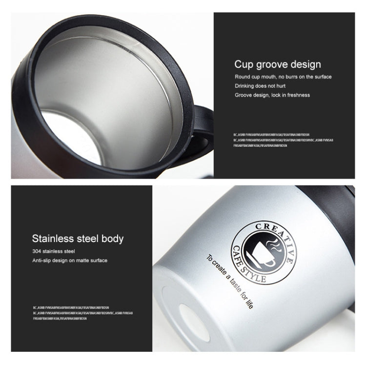 Stainless Steel Coffee Mug 330ml 