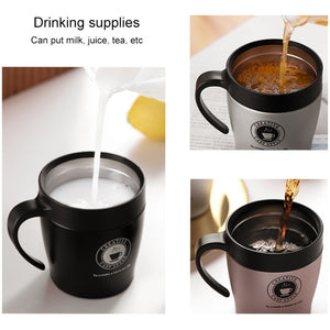 Stainless Steel Coffee Mug 330ml 