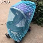 Baby Stroller Mosquito Net – 3 PCS Blue