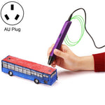 3D Printing Pen RP800A for Kids Purple – OLED, AU Plug 