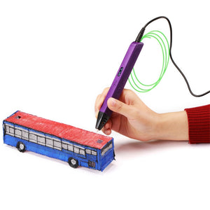 3D Printing Pen RP800A for Kids Purple – OLED, AU Plug 