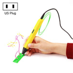 3D Printing Pen RP800A for Kids Yellow – OLED, US Plug
