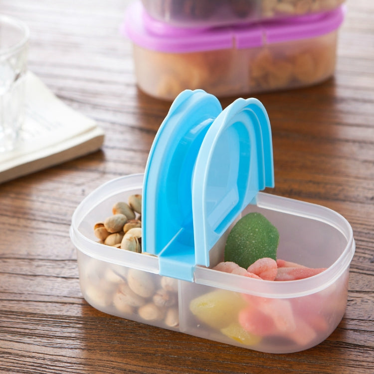 Microwavable Lunch Box Folding – Blue