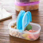 Microwavable Lunch Box Folding – Blue