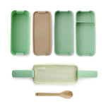 Bento Lunch Box 3-Layer Green
