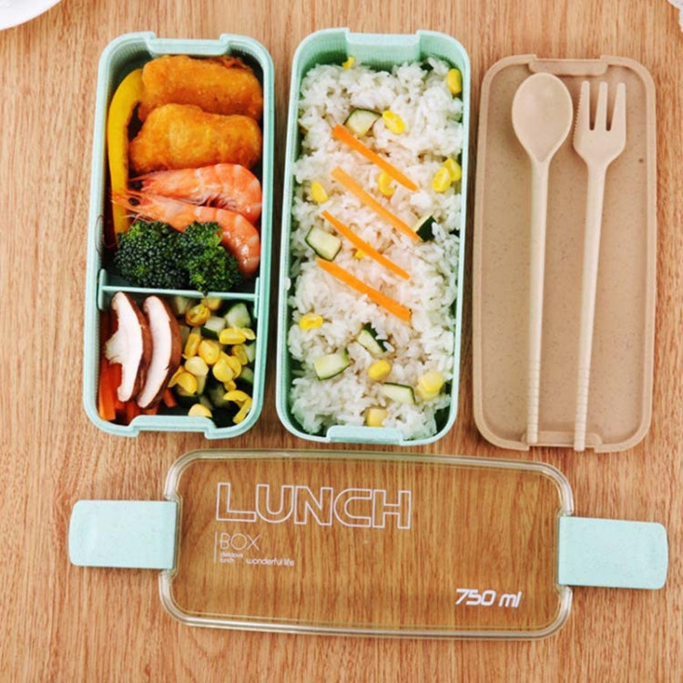 Bento Lunch Box 3-Layer Green