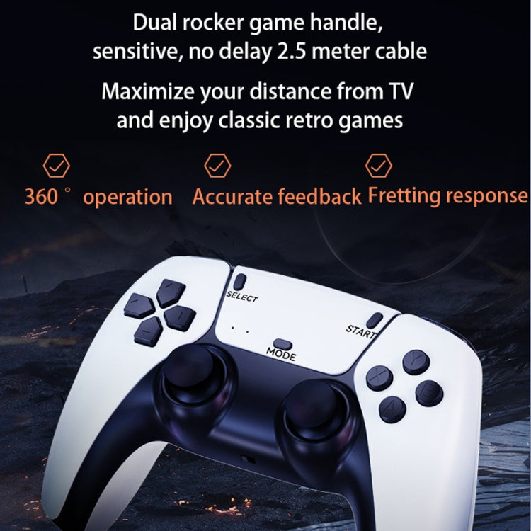 M8 Pro Y3Lite U8 Plus Dual Gamepad for PS1 - Wireless, 2.4G, White
