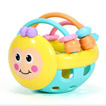 Soft Rubber Cartoon Bee Rattle
