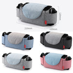 Diaper Bag Stroller Organizer Black Waterproof