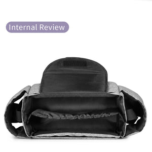 Diaper Bag Stroller Organizer Black Waterproof