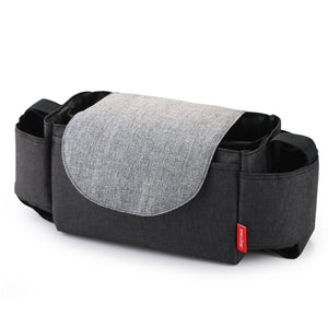 Diaper Bag Stroller Organizer Black Waterproof