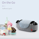 Diaper Bag Stroller Organizer Black Waterproof