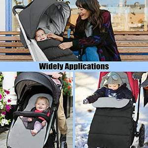 3-in-1 Baby Stroller Sleeping Bag Black