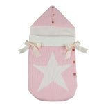 Newborn Acrylic Knitted Sleeping Bag - Pink
