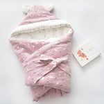 Cartoon Baby Blanket “Purple White Goose" 