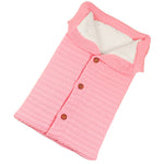 Baby Sleeping Bag Warm Pink Knit Fleece