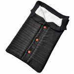 Baby Sleeping Bag Warm Black Knit Fleece