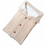 Baby Sleeping Bag Warm Beige Knit Fleece 