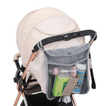 Baby Stroller Organizer Bag – Compact, Gray