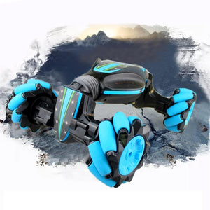 RC Car Blue Gesture Sensing Drift Stunt - Lights & Music