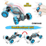RC Car Blue Gesture Sensing Drift Stunt - Lights & Music