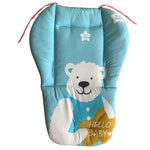 Baby Stroller Cushion Blue Bear