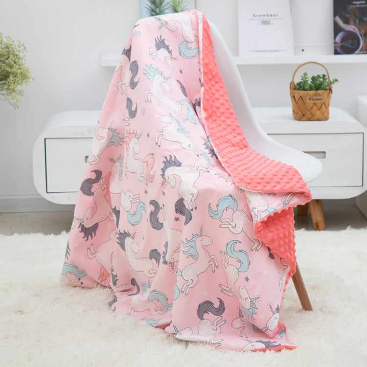 Cotton Baby Quilt Blanket Pink Pegasus – Soft