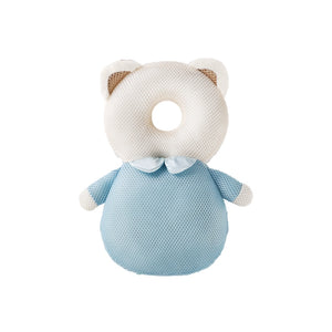 Infant Fall Protection Head Pillow Protector with Cotton Core (Bear Mesh Design)