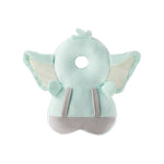 Infant Head Protector Pillow – Elephant Half Net & Half Fleece – Adjustable Safety Care for Learning to Walk & Sit – Cotton Core & Crystal Velvet