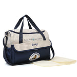 Multifunctional Mom Bag Set 5-in-1 Navy Blue