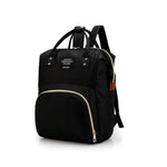 Black Mummy Diaper Backpack
